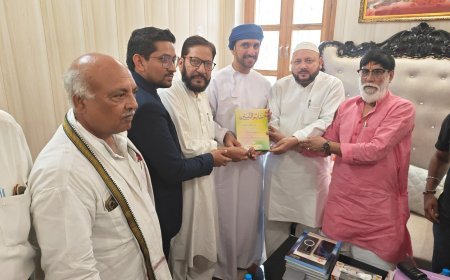 देवबंद में ओमान का प्रतिनिधिमंडल: दारुल उलूम मोहतमिम और मां बाला सुंदरी देवी मंदिर ट्रस्ट अध्यक्ष से की मुलाकात, भाईचारे का संदेश