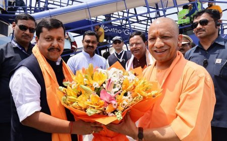 लखनऊ में भाजपा के राष्ट्रीय अध्यक्ष नितिन नबीन का भव्य स्वागत, मुख्यमंत्री योगी ने कराया मंत्रियों और कार्यकर्ताओं से परिचय