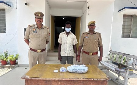 सुरसा पुलिस ने 1.2 किलो अवैध गांजे के साथ हिस्ट्रीशीटर आरोपी को किया गिरफ्तार