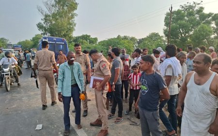 Hathras: अनियंत्रित थार का कहर, दो वाहनों को रौंदा, चालक फरार