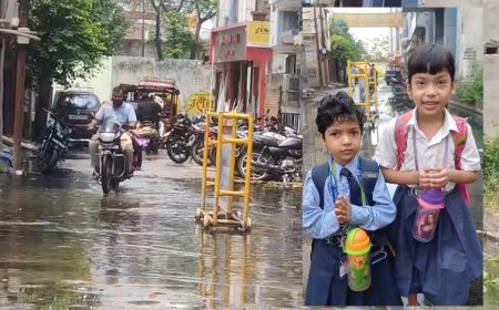 बारिश ने खोली व्यवस्थाओं की पोल! सम्भल पानी-पानी, स्कूली बच्चों ने वीडियो जारी कर डीएम से लगाई गुहार