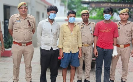 हरदोई में घर में हाथ साफ करने वाले तीन चोर गिरफ्तार, नकदी और आभूषण बरामद