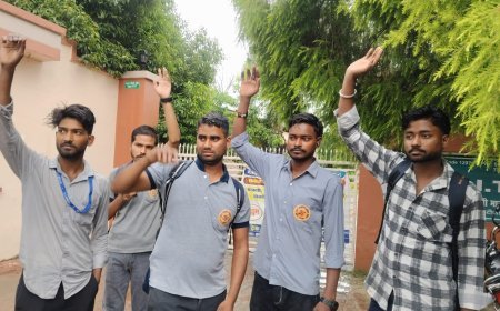 लखनऊ के बीकेटी में आईटीआई कॉलेज पर बड़ा आरोप, फीस के नाम पर छात्रों को प्रैक्टिकल परीक्षा से रोका, थाने पहुंचे छात्र