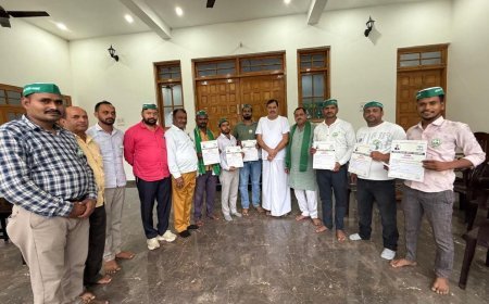 भाकियू लोकतांत्रिक का संगठन विस्तार, योगेश त्रिपाठी बने युवा मोर्चा जिलाध्यक्ष