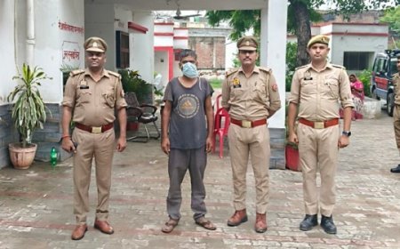 Hardoi: ₹25 हजार का इनामी गैंगस्टर गिरफ्तार, कासिमपुर पुलिस को मिली बड़ी सफलता