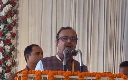 Ballia: हमारी सरकार ने एक भी किसान की जमीन नहीं  बिकने दी- जेपीएस राठौर सहकारीता मंत्री