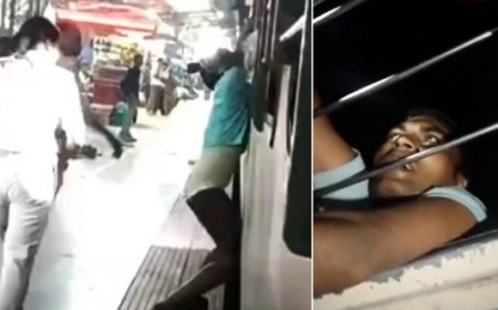 Bihar Train Viral Video: बिहार के खगड़िया में चलती ट्रेन की खिड़की से 7 किमी तक लटका रहा मोबाइल स्नेचर, यात्रियों ने पकड़ा हाथ