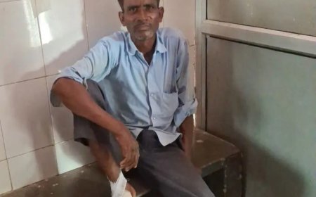 हरदोई में गंगा एक्सप्रेसवे पर बड़ा सड़क हादसा: तेज रफ्तार पिकअप ने बाइक को मारी टक्कर, युवक गंभीर रूप से घायल