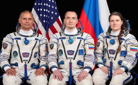 Anil Menon ISS Mission: नासा के भारतीय मूल के अंतरिक्ष यात्री अनिल मेनन 8 महीने के मिशन पर ISS रवाना, रूस के दो जांबाज भी साथ