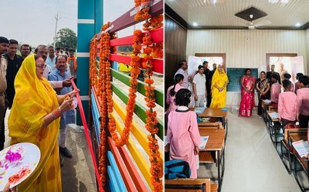 हरदोई के सधई बेहटा में नवनिर्मित मॉडल स्कूल का शुभारम्भ, जिला पंचायत अध्यक्ष प्रेमावती पीके वर्मा ने किया उद्घाटन