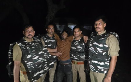Ballia Police Encounter: बलिया में पुलिस और अंतरराज्यीय वाहन चोरों के बीच मुठभेड़, एक बदमाश के पैर में लगी गोली, 5 गिरफ्तार