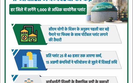 UP Biogas Plant Scheme: यूपी के हर जिले में लगेंगे 1,000 से अधिक बायोगैस प्लांट, गो आधारित अर्थव्यवस्था को मिलेगी रफ्तार
