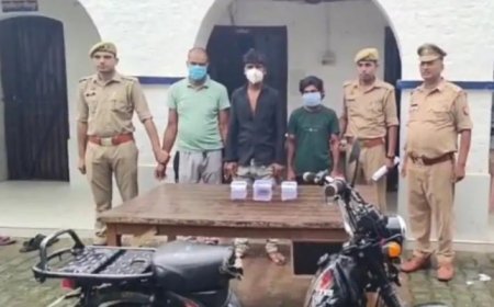 Hardoi: पाली पुलिस की बड़ी सफलता, सब्जी विक्रेता से लूट करने वाले तीन बदमाश गिरफ्तार
