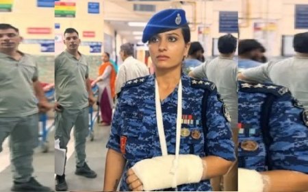 जंतर-मंतर पर CJP प्रदर्शन: महिला प्रदर्शनकारी की जान बचाते समय RAF की असिस्टेंट कमांडेंट सोनिया सहरावत का हाथ टूटा