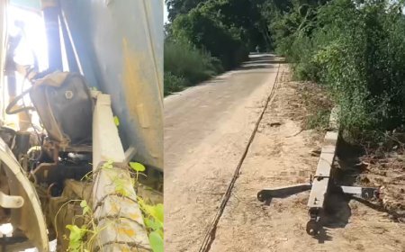 Sambhal News: बेकाबू डंपर ने उखाड़े बिजली के 4 खंभे, बाल-बाल बचे ग्रामीण, कई गांवों में छाया अंधेरा