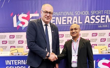 वैश्विक खेल प्रशासन में भारत का डंका, ISF कार्यकारिणी में चुने गए SGFI अध्यक्ष दीपक कुमार