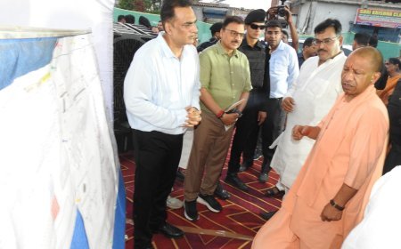 Gorakhpur Nala Project: गोड़धोइया नाला परियोजना का निरीक्षण करने पहुंचे मुख्यमंत्री योगी आदित्यनाथ, कहा- जलभराव से मिली मुक्ति