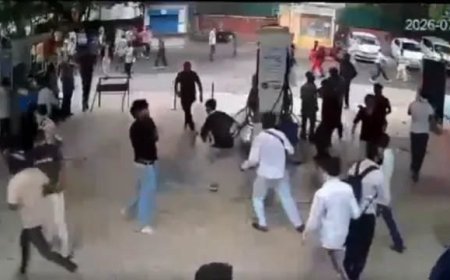 Delhi Crime News: दिल्ली में उपद्रवियों ने पुलिस और RAF के जवानों पर फेंकी बोतलें-पत्थर, CCTV फुटेज आया सामने