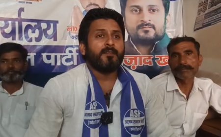 Sambhal: 25 जुलाई को आज़ाद समाज पार्टी-भीम आर्मी का ज्ञापन, जिलाध्यक्ष शहजाद खान ने कार्यकर्ताओं से किया जिला मुख्यालय पहुंचने का आह्वान