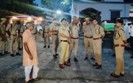 श्रावण मास की तैयारियां तेज: एसपी अशोक कुमार मीणा ने सुनासीनाथ मंदिर की सुरक्षा व्यवस्था का किया निरीक्षण