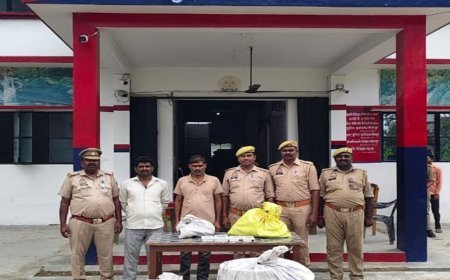 सीतापुर: संदना पुलिस के हत्थे चढ़े दो शातिर चोर, चोरी के जेवर, बर्तन और नकदी बरामद कर भेजा जेल