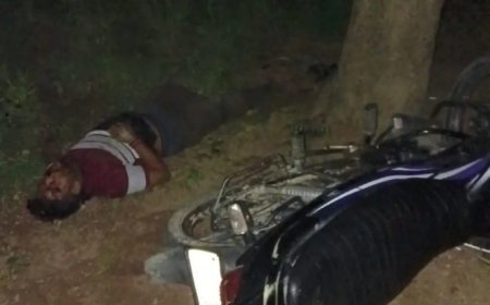 Hardoi: सड़क हादसे में बाइक सवार युवक की दर्दनाक मौत, परिवार में मचा कोहराम