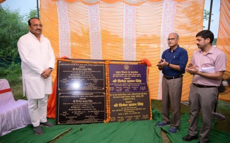 उद्यान मंत्री दिनेश प्रताप सिंह ने लखनऊ, सीतापुर और लखीमपुर में विकास कार्यों का किया निरीक्षण व लोकार्पण