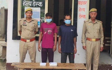 हरदोई: शाहाबाद पुलिस ने किया घर में हुई चोरी का खुलासा, दो आरोपी नकदी समेत गिरफ्तार
