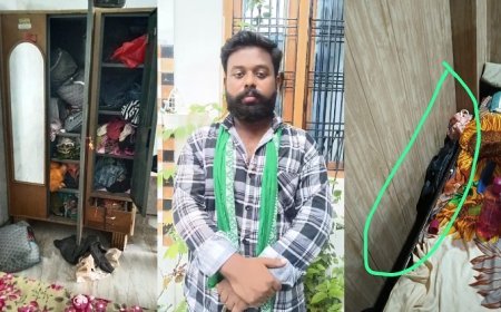Hardoi: पीछे का दरवाजा तोड़ किसान नेता के घर में लाखों की चोरी, सीसीटीवी डीवीआर लेकर जांच में जुटी पुलिस