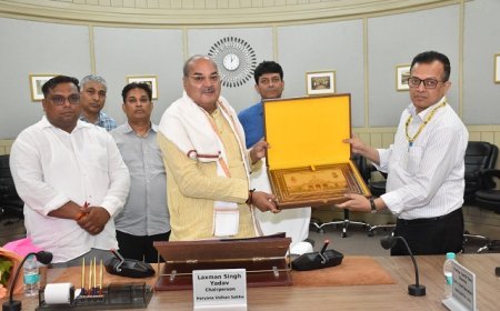 उत्तर प्रदेश की उच्च शिक्षा व्यवस्था का अध्ययन करने लखनऊ पहुंची हरियाणा विधानसभा की शिक्षा समिति