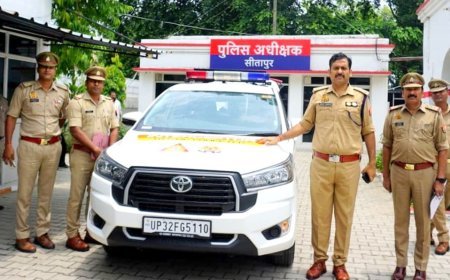 Sitapur: सीतापुर पुलिस को मिला पहला हाई-टेक इंटरसेप्टर वाहन, ओवरस्पीड और ड्रंक एंड ड्राइव पर रहेगी पैनी नजर
