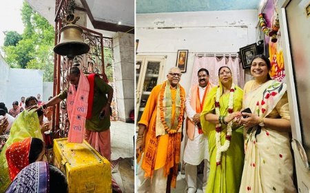 Hardoi: गुरु पूर्णिमा पर संत सेवा शिव आश्रम पहुंचे जिला पंचायत अध्यक्ष प्रेमावती व पीके वर्मा, संतों का लिया आशीर्वाद
