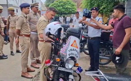 Sambhal: अब सम्भल में तेज रफ्तार पर चलेगा पुलिस का हाईटेक शिकंजा, 800 मीटर दूर से कटेगा ओवरस्पीड वाहनों का चालान