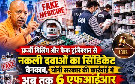 Lucknow: फर्जी बिलिंग और फेक ट्रांजैक्शन से नकली दवाओं का सिंडिकेट बेनकाब, योगी सरकार की कार्रवाई में अब तक 6 एफआईआर
