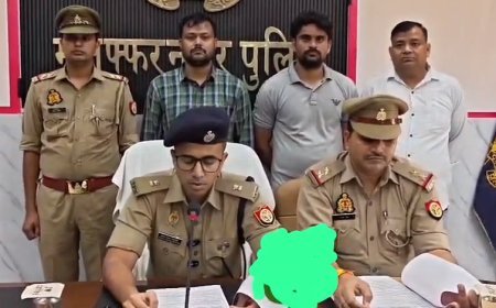 मुजफ्फरनगर में पुलिस मुठभेड़: बैंक चोरी के प्रयास में शामिल दो कुख्यात बदमाश गिरफ्तार