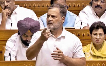 Rahul Gandhi Statement on RSS: शिक्षा व्यवस्था से RSS को बाहर निकाला जाए, संसद में राहुल गांधी का बड़ा हमला