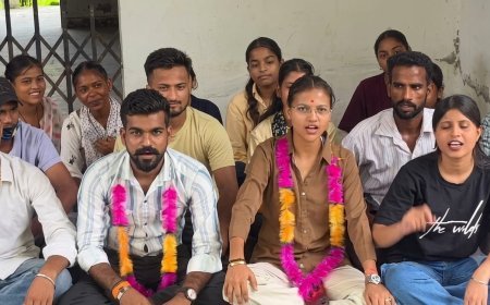 Bazpur: राजकीय महाविद्यालय में सब्जेक्ट बढ़ाने की मांग को लेकर छात्रा गुनगुन और छात्र रोहित भूख हड़ताल पर बैठे 