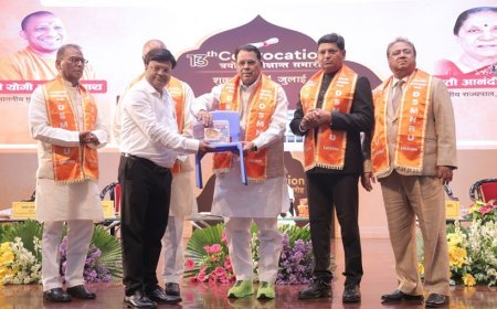 Lucknow: 13वें दीक्षांत समारोह में 466 दिव्यांग विद्यार्थियों को मिली उपाधि, मंत्री नरेन्द्र कश्यप बोले— यह उनकी दृढ़ इच्छाशक्ति का प्रमाण