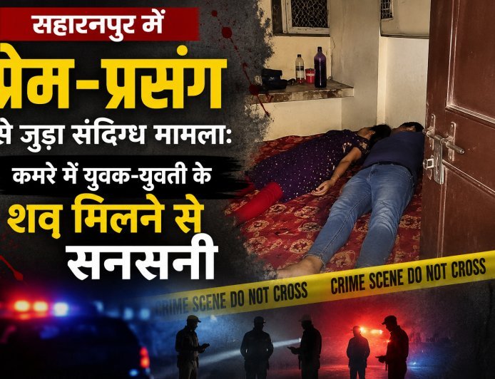 सहारनपुर में प्रेम-प्रसंग से जुड़ा संदिग्ध मामला: कमरे में युवक-युवती के शव मिलने से सनसनी 