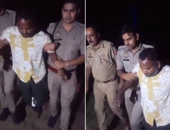 Ballia: बिजली के तार चोरी करने वाले 5 बदमाश  पुलिस मुठभेड़ के बाद  गिरफ्तार।