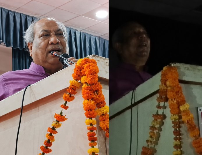 Sanjay Nishad Ballia Rally: बलिया में संजय निषाद के सम्मेलन में कटी बिजली, टॉर्च की रोशनी में भाषण, ब्राह्मण समाज पर दिया बड़ा बयान