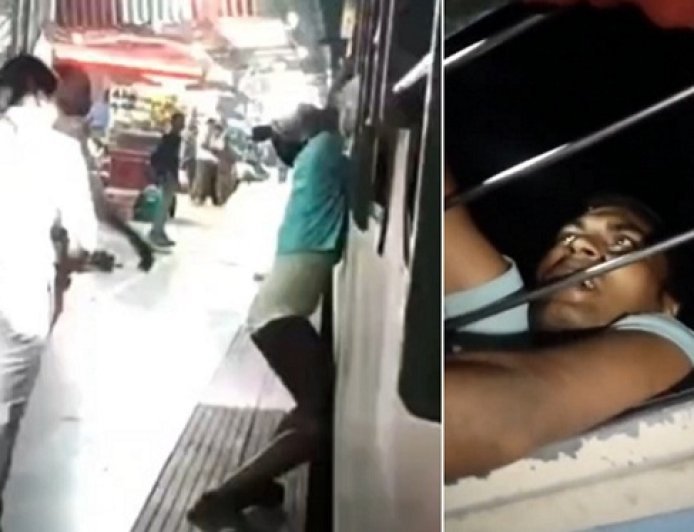 Bihar Train Viral Video: बिहार के खगड़िया में चलती ट्रेन की खिड़की से 7 किमी तक लटका रहा मोबाइल स्नेचर, यात्रियों ने पकड़ा हाथ