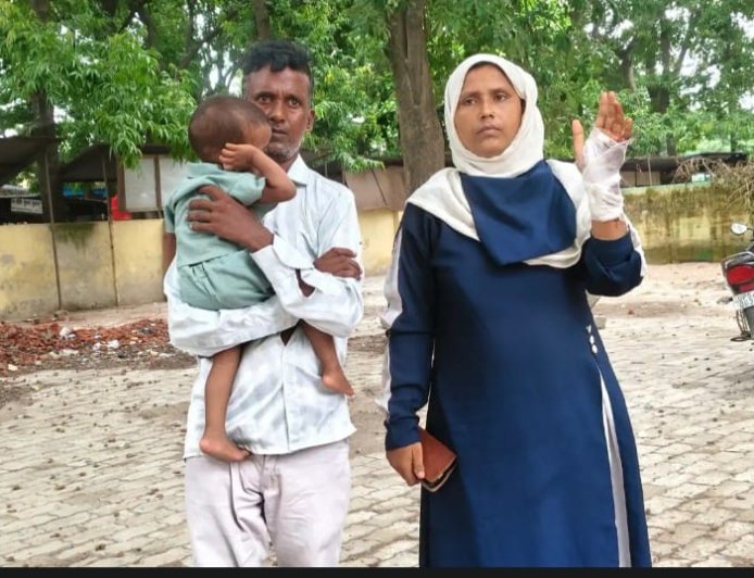 हरदोई के अरवल में जानवर ले जाने को लेकर विवाद, घर में घुसकर दंपति से मारपीट, SP से शिकायत