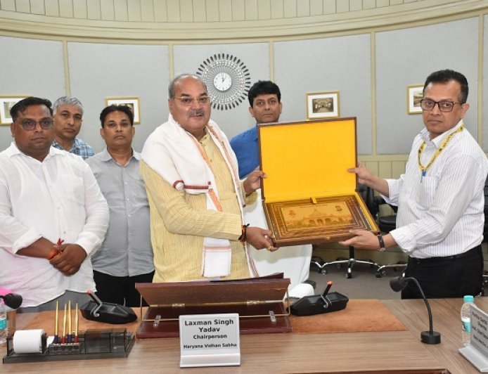 उत्तर प्रदेश की उच्च शिक्षा व्यवस्था का अध्ययन करने लखनऊ पहुंची हरियाणा विधानसभा की शिक्षा समिति