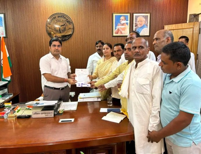 Sambhal: किसानों के हक की लड़ाई: असमोली विधायक पिंकी सिंह यादव ने सम्भल डीएम से की सर्किल रेट बढ़ाने की मांग