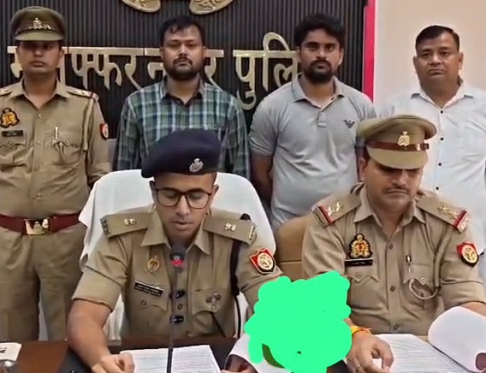 मुजफ्फरनगर में पुलिस मुठभेड़: बैंक चोरी के प्रयास में शामिल दो कुख्यात बदमाश गिरफ्तार
