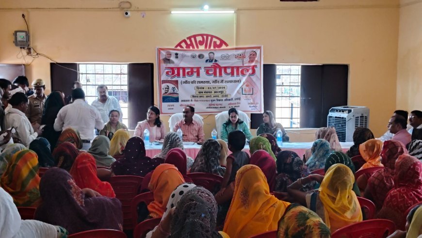 सीडीओ ने ग्रामीण चौपाल में सुनी जनसमस्याएं, स्कूल, आरआरसी सेंटर, गौशाला और सीएचसी का किया निरीक्षण