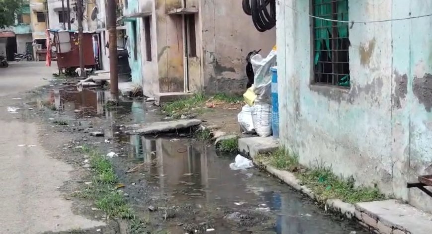 स्मार्ट सिटी सहारनपुर में सिस्टम फेल: काशीराम कॉलोनी में नालों का गंदा पानी सड़कों पर, सुध लेने को तैयार नहीं जिम्मेदार