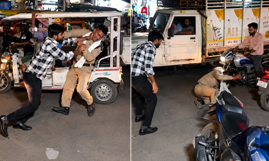 Lucknow Crime: लखनऊ में रॉन्ग साइड से आ रही कार को रोकना होमगार्ड को पड़ा भारी, युवक ने सड़क पर पटका, वीडियो वायरल