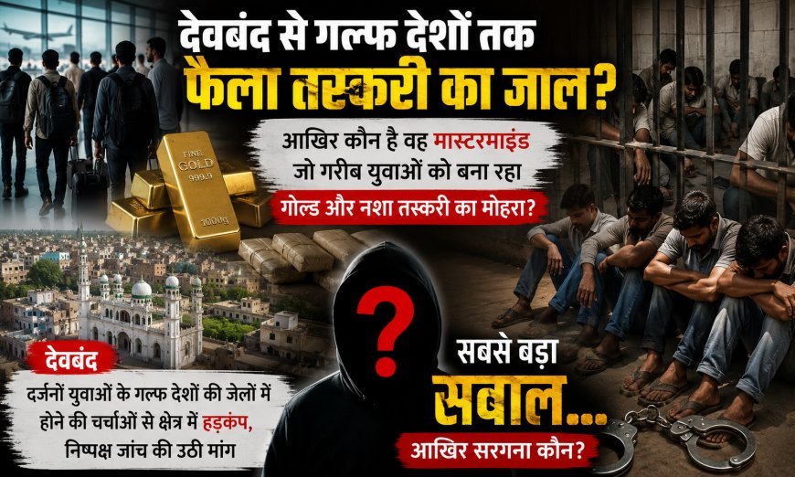 Deoband Smuggling Network: देवबंद से गल्फ देशों तक फैला तस्करी का जाल? विदेश में नौकरी के नाम पर युवाओं से धोखा